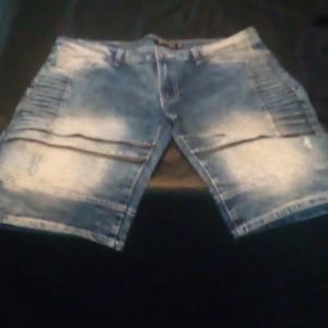 Men's denim shorts